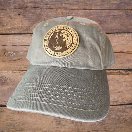 Richardson Washed Chino with Boykin Spaniel Society Official Seal - Driftwood Size SMALL