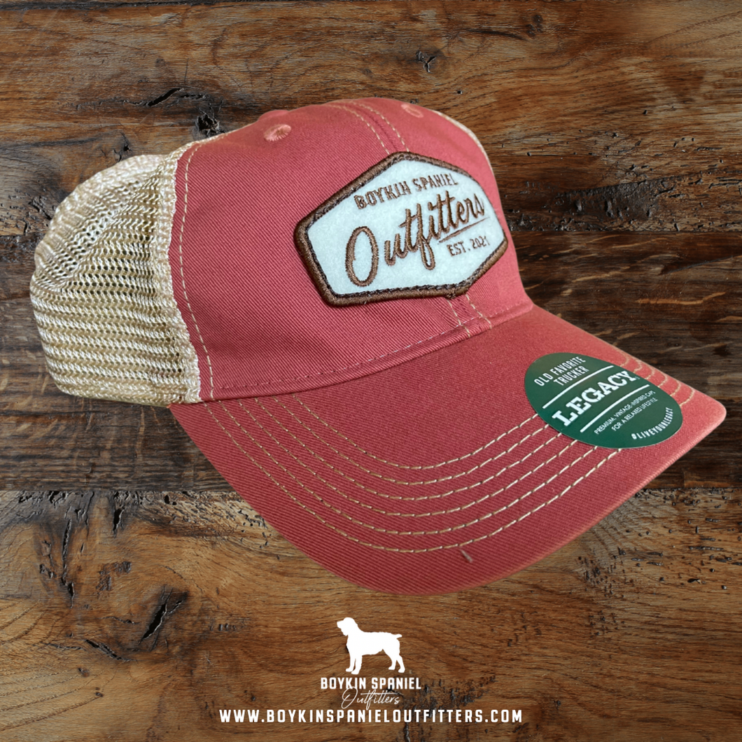 OFA Legacy Old Favorite Trucker Hat -  BSO Felt Patch - Red