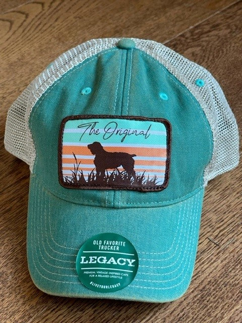 OFA Legacy Old Favorite Trucker Hat - The Original Boykin Patch - Aqua